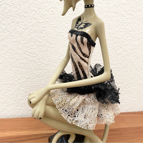 Vintage Sexy Kitty Art Whimsical Cat Sitting 14” Anthropomorphic Cat Figurine - Picture 4 of 16